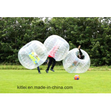 Ce Padrão 1.5m 0.8mm TPU / PVC Inflatalbe bolha humana do futebol, bolas da bolha para a venda